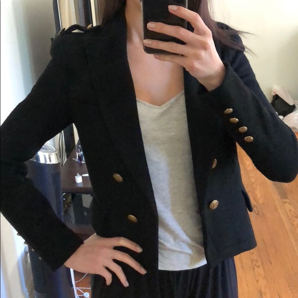 Chic Military Style Jacket - Picture 3 of 5